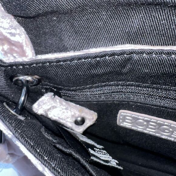 BCBGeneration Gray Velvet Studded Wristlet - Picture 10 of 11